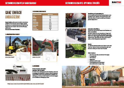 Produktblatt Betonmischschaufeln für Bagger herunterladen.